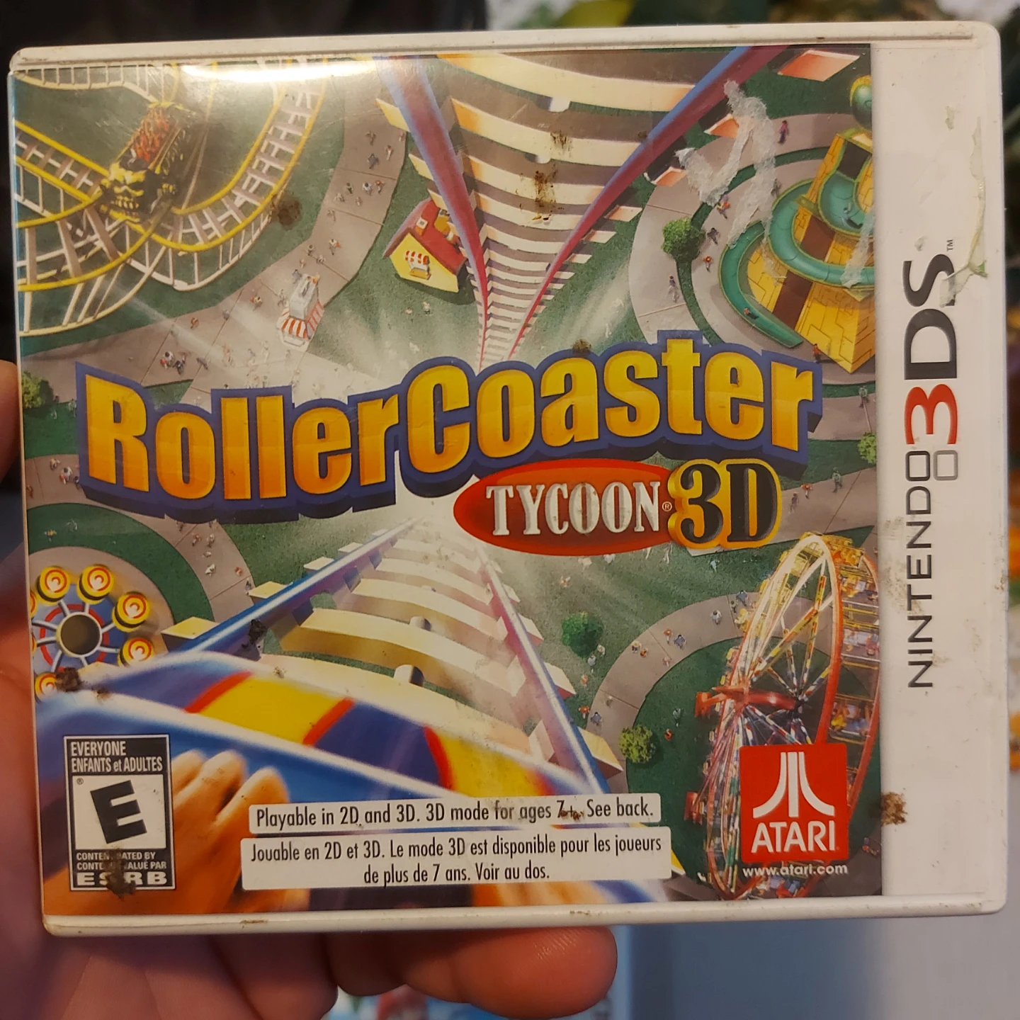 RollerCoaster Tycoon 3D Nintendo 3DS Game
