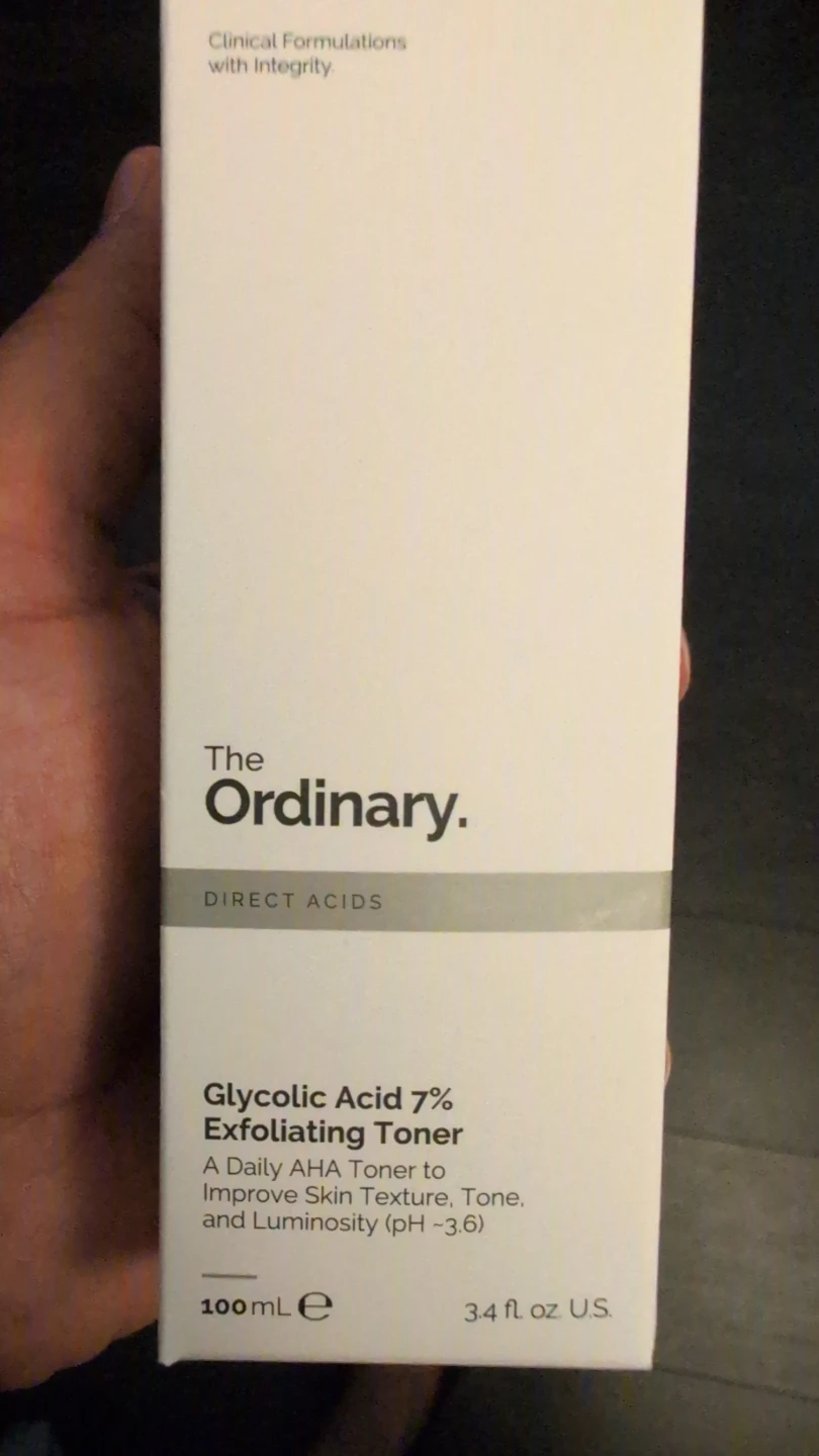 Unopened - The Ordinary Glycolic Acid 7% Exfoliating Toner 100mL - photo 3