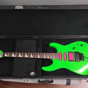 Lime Green Ibanez Electric Guitar with Hard Shell Case