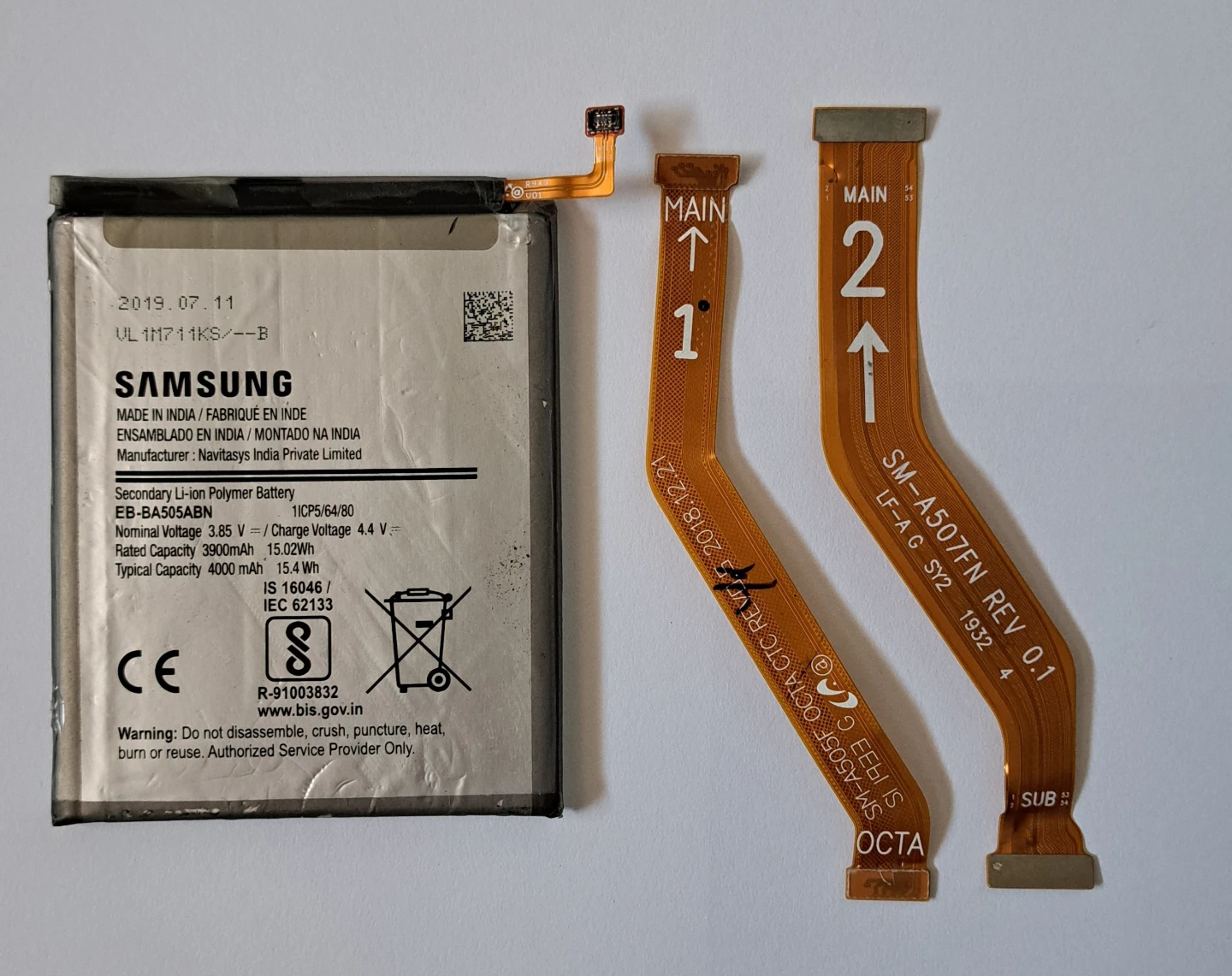 Samsung Galaxy A50s Battery and Charging Port