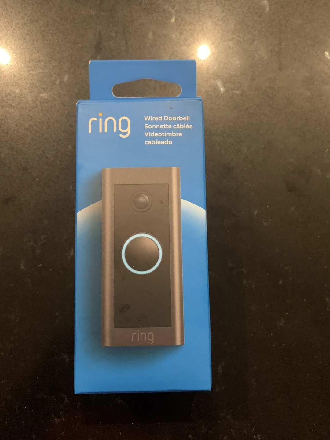 Ring Wired Video Doorbell - Black