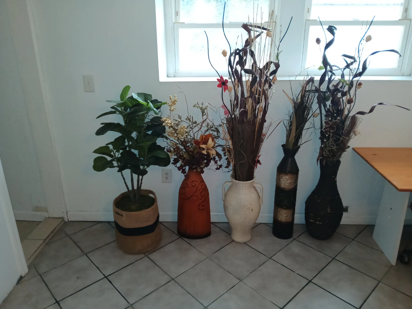 Artificial large plants 10 each