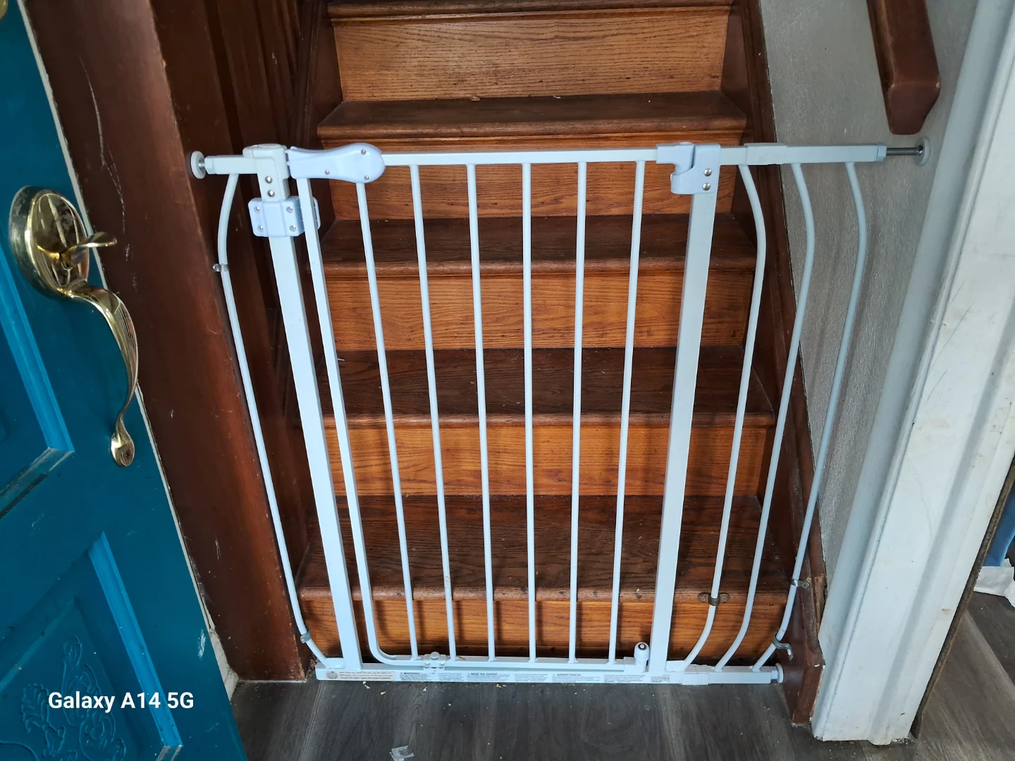 White Metal Baby Gate