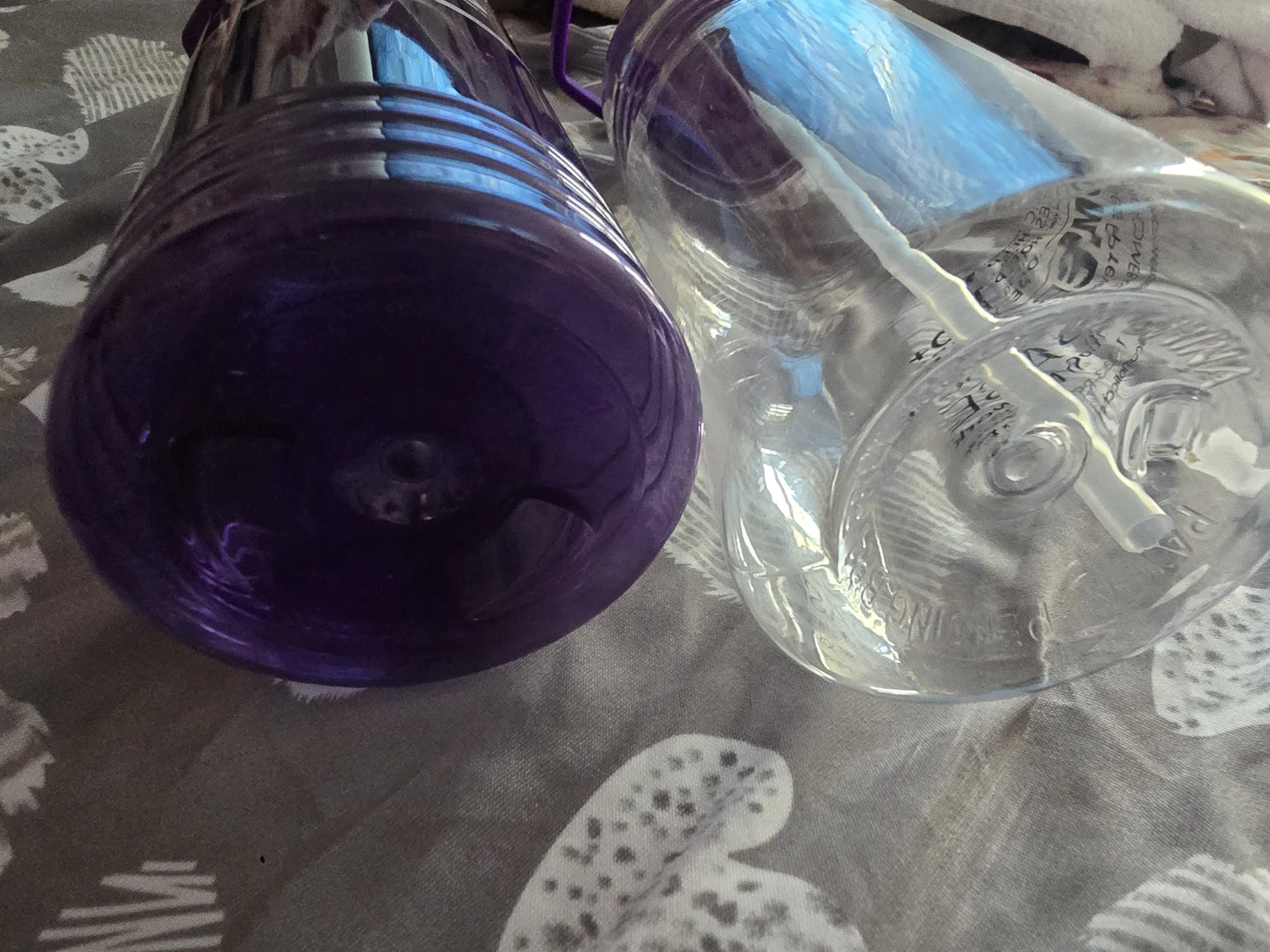 ⚽️ Purple & Clear Water Bottles - photo 4