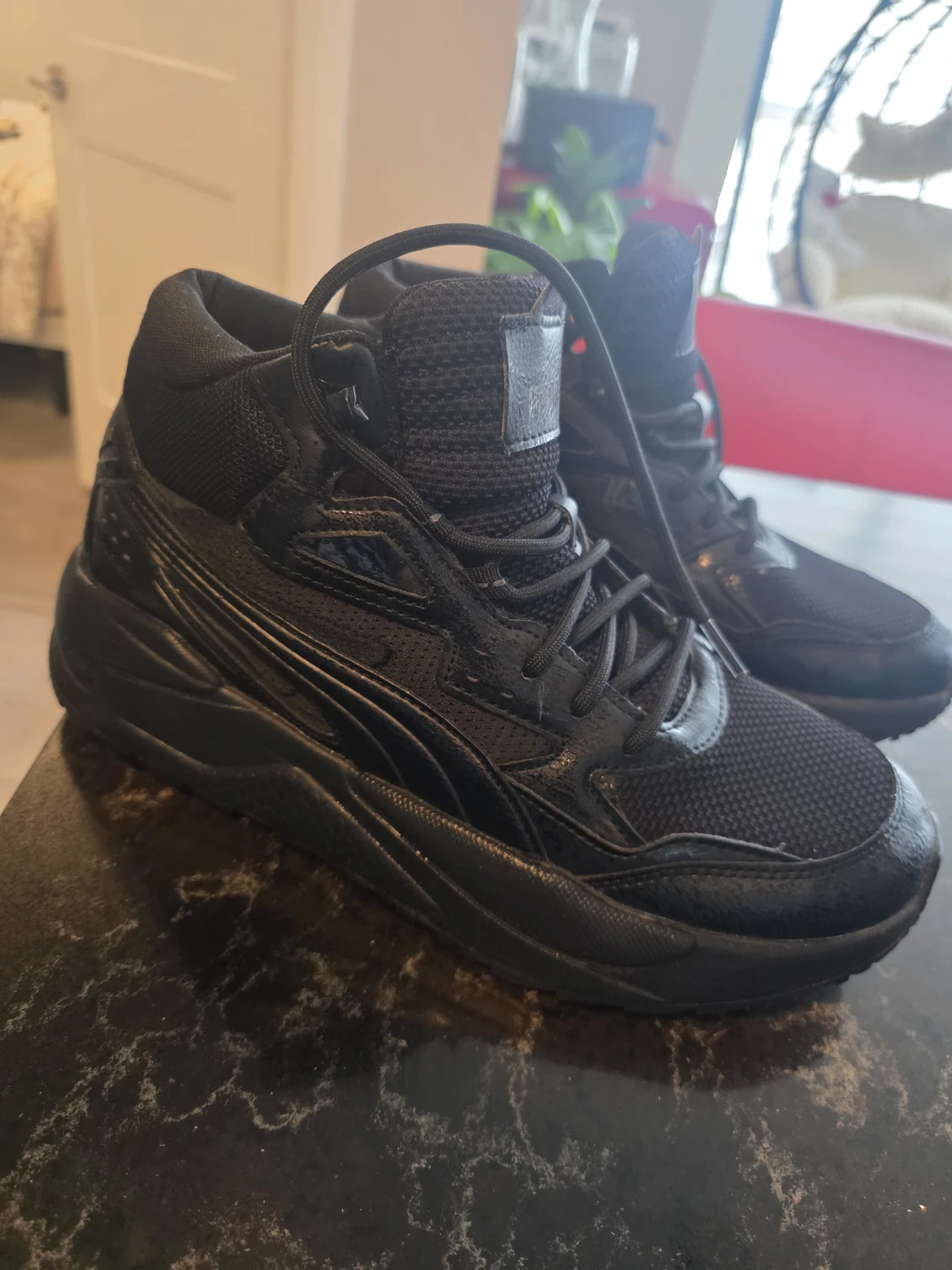 Puma Black Mid-Top Sneakers - photo 2