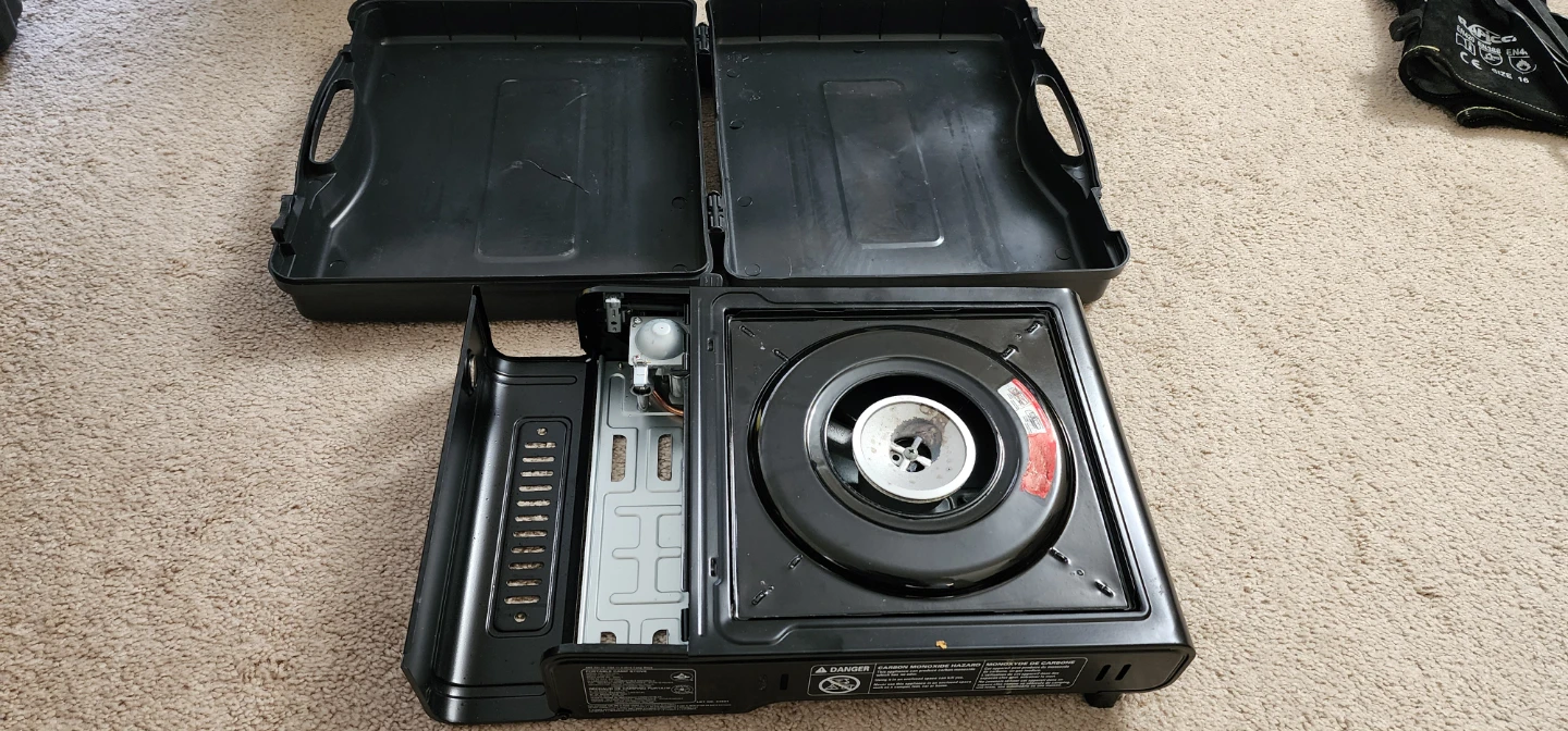 Portable Propane Camping Stove with Case