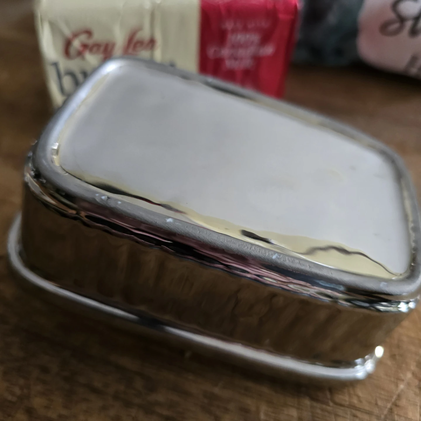 Super Rare!!! Glass Butter Dish Sardine Style - photo 2