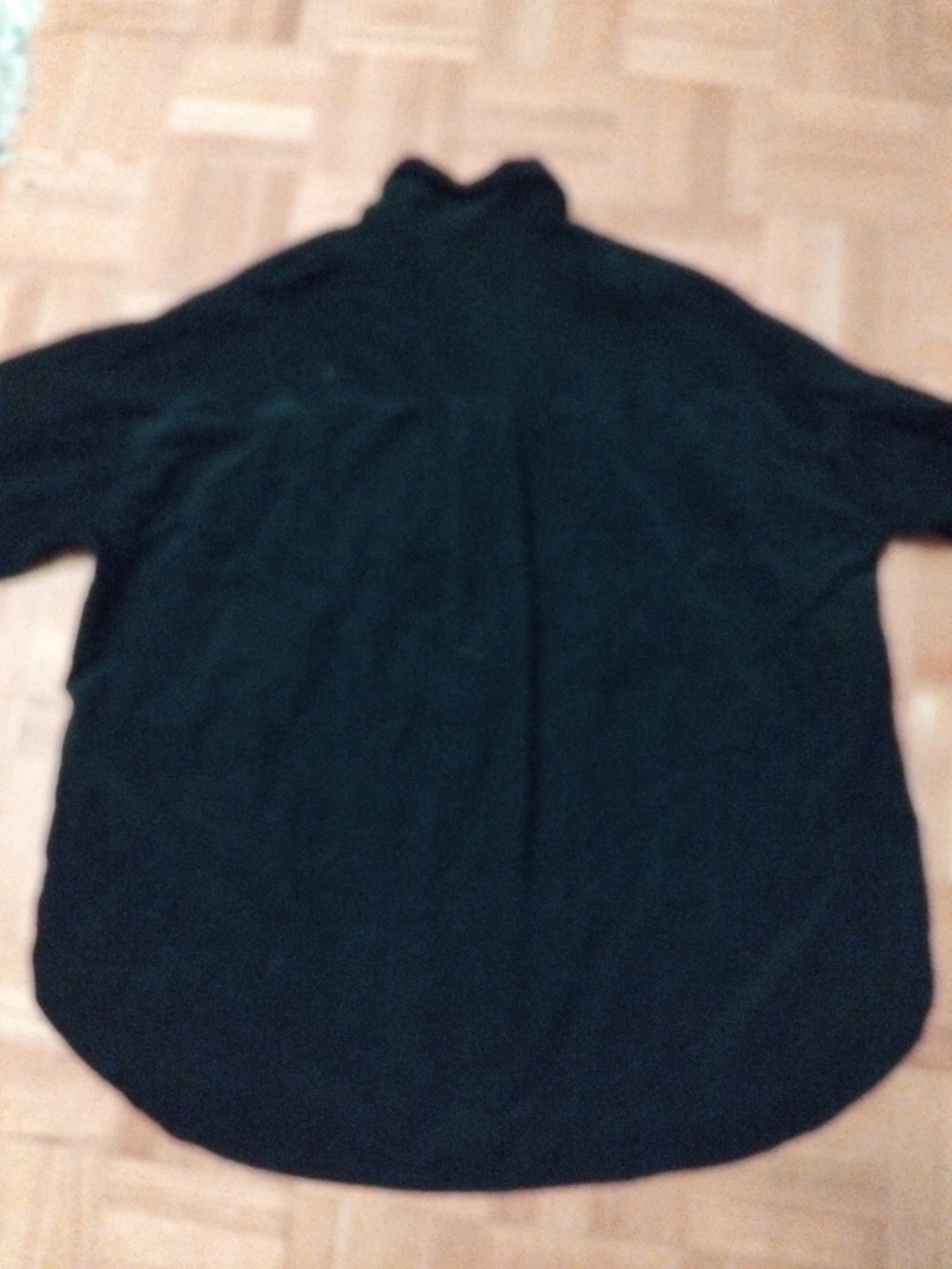 Uniqlo dark green corduroy Long Sleeve Button-Up Shirt - photo 2
