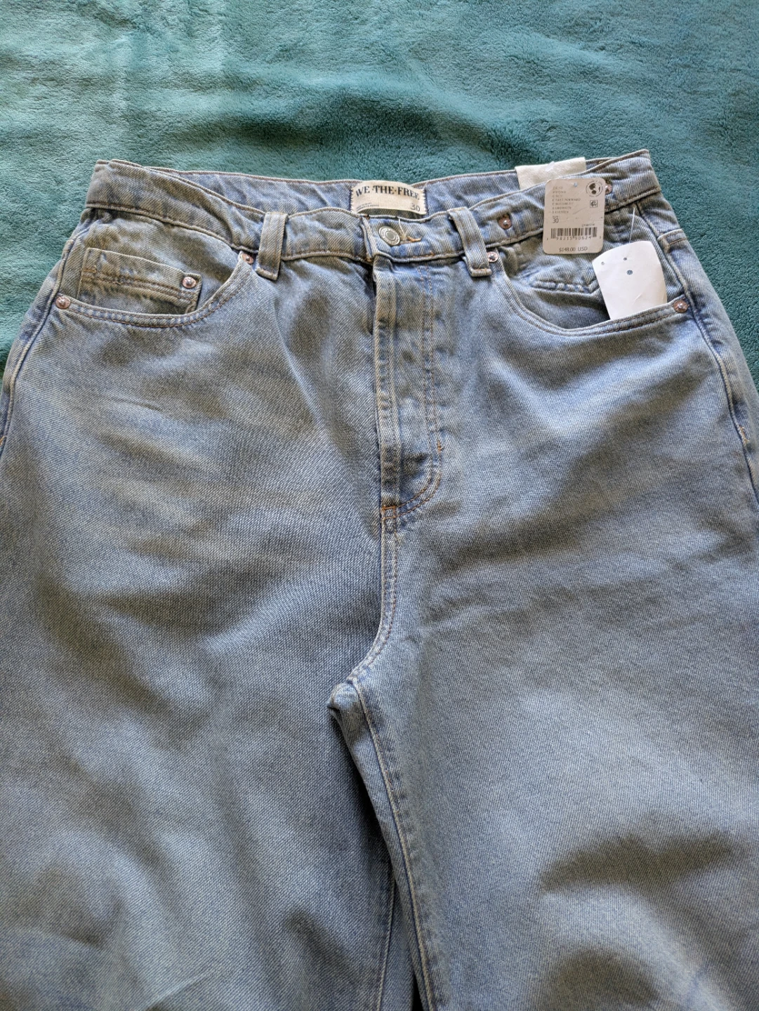 We The Free Blue Denim Jeans Size 30