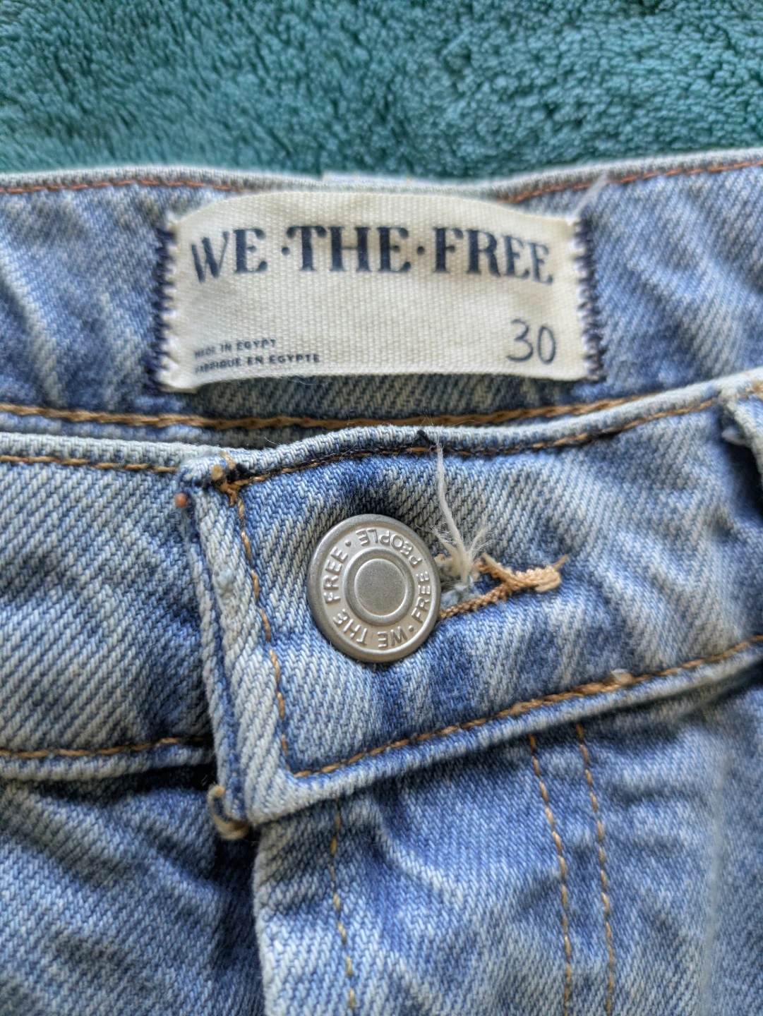 We The Free Blue Denim Jeans Size 30 - photo 2