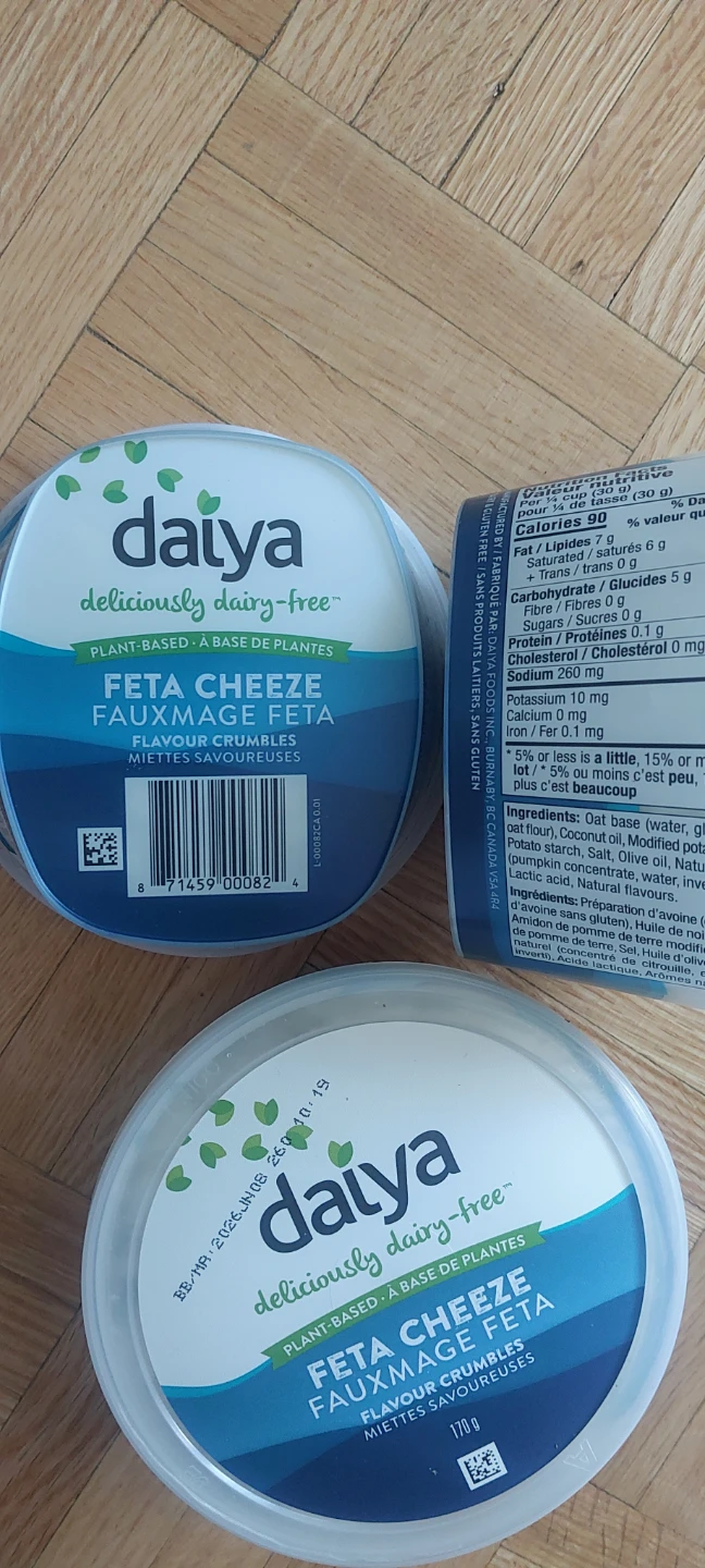Daiya Feta Style Plant-Based Cheese Crumbles - photo 2