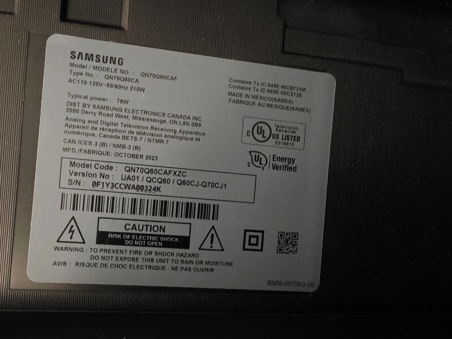 70" Samsung tv - photo 4