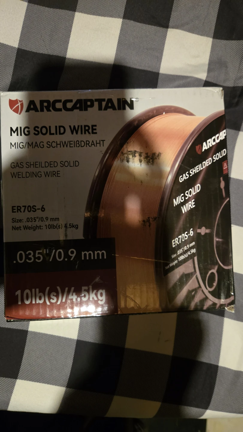 (BRAND NEW ) ARCCAPTAIN MIG Solid Wire ER70S-6 .035"/0.9mm 10lb