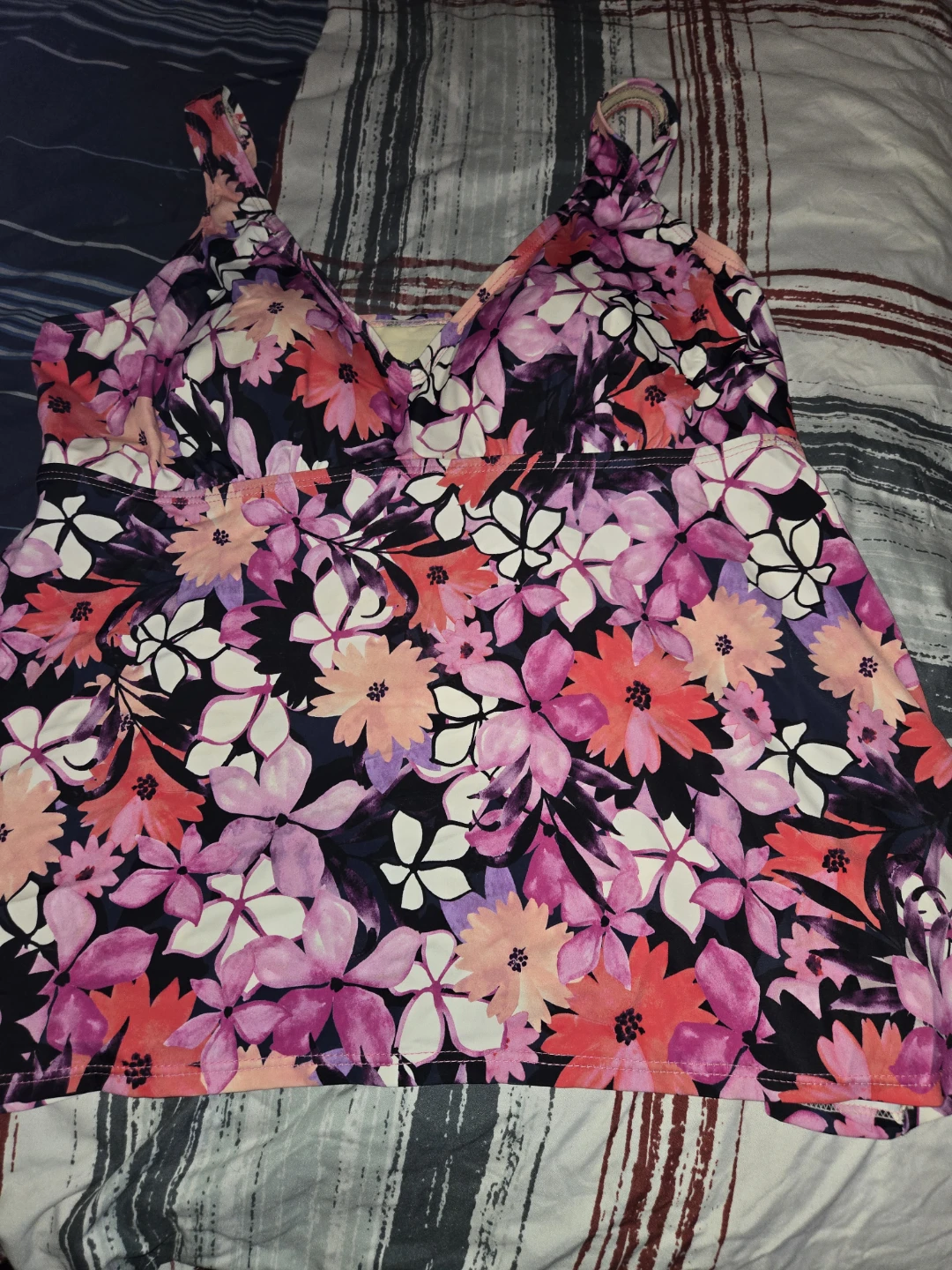 Women's Floral Tankini Top
