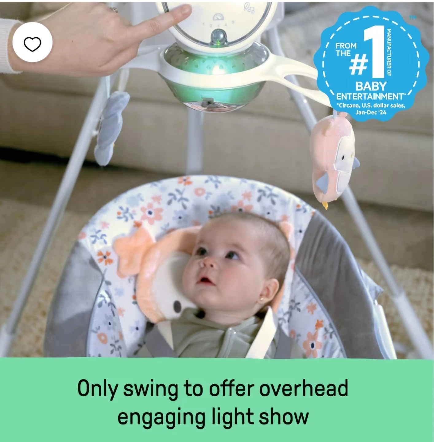 Ingenuity InLighten Soothing Swing - Kitt - photo 4