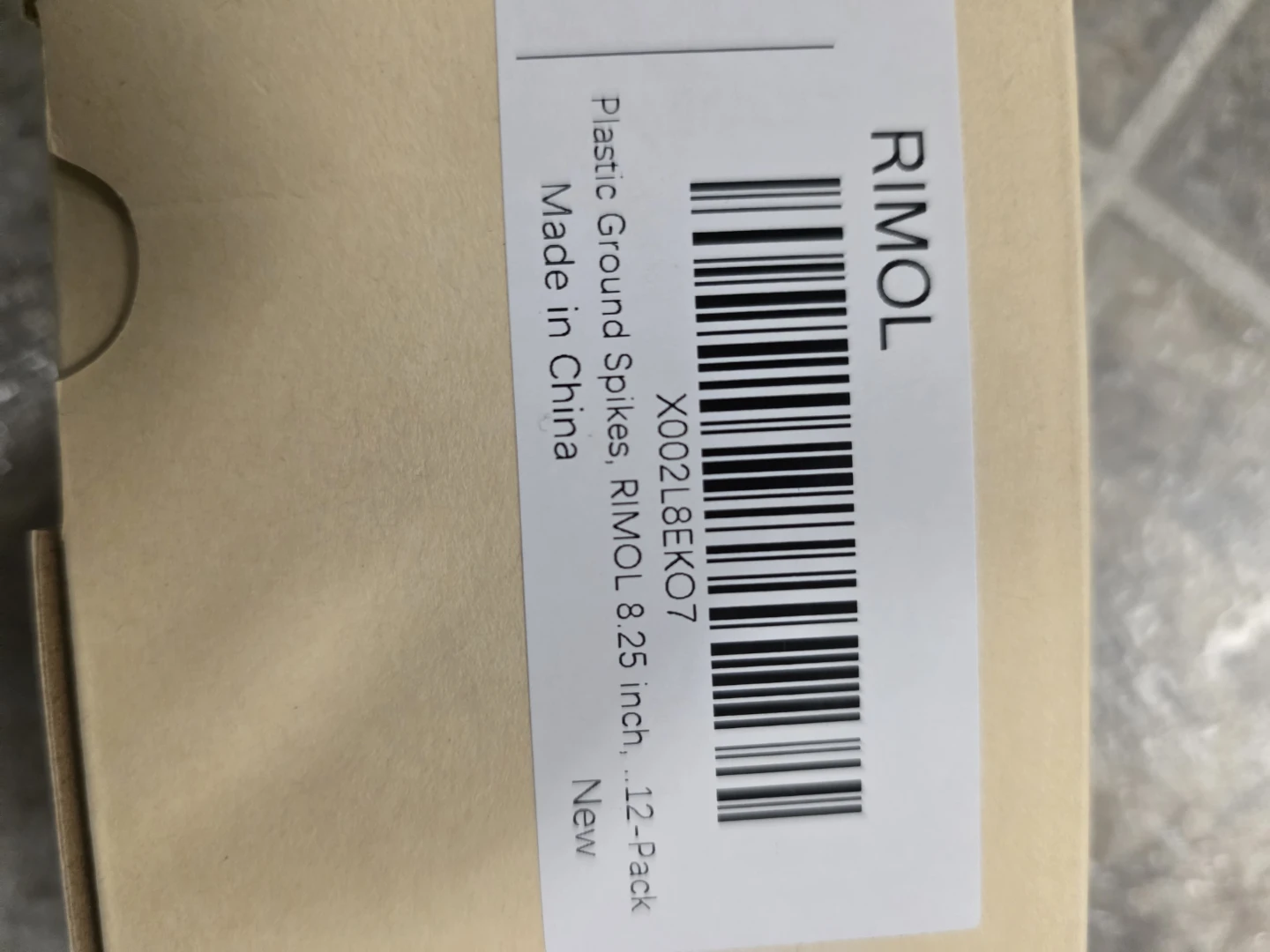 RIMOL Plastic Ground Spikes - 12 Pack, 8.25 inch - photo 2