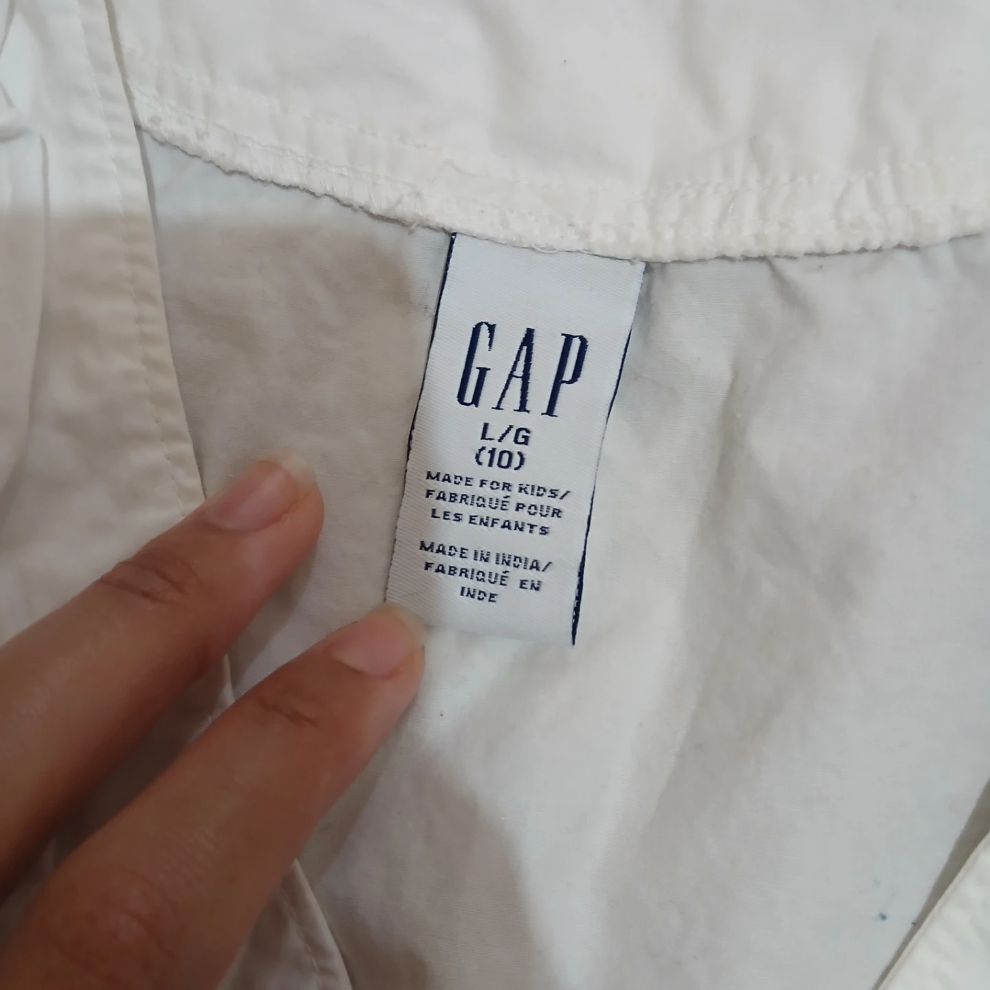 ⚽ Gap White Ruffle Blouse - photo 2