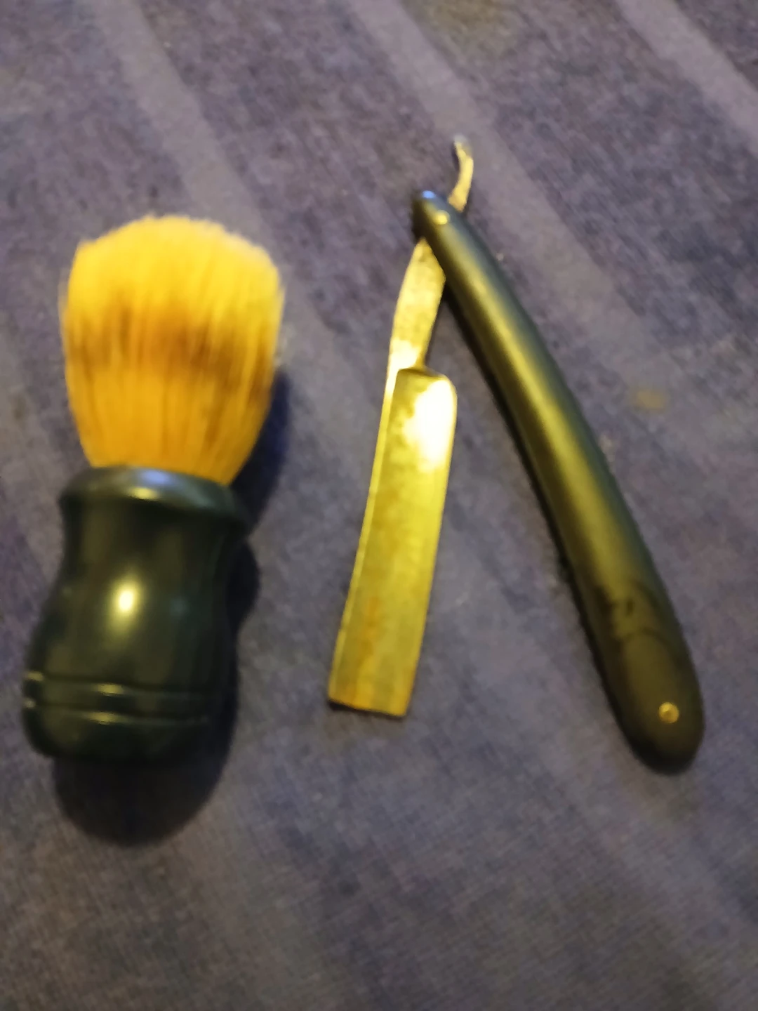 Straight Razor Shaving Brush Set