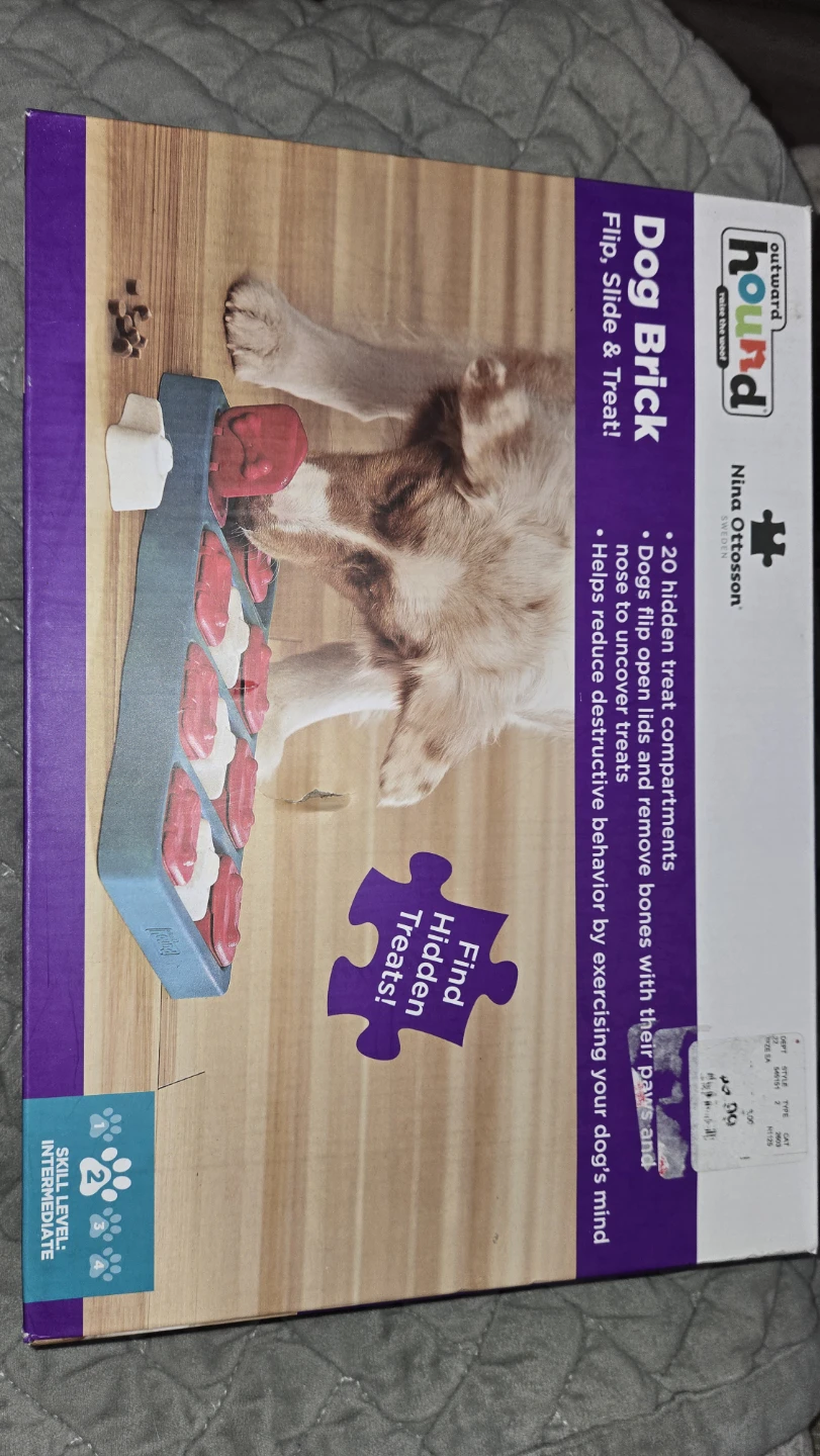 Dog Brick Treat Puzzle Toy