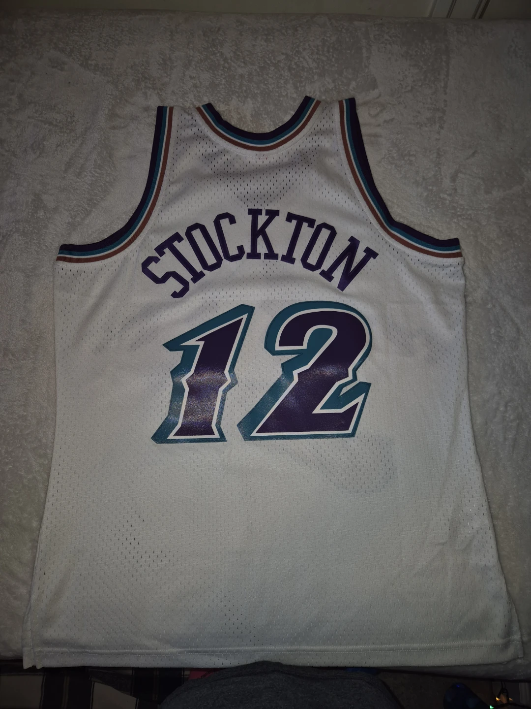 Mitchell & Ness John Stockton Utah Jazz Jersey Size L - photo 2