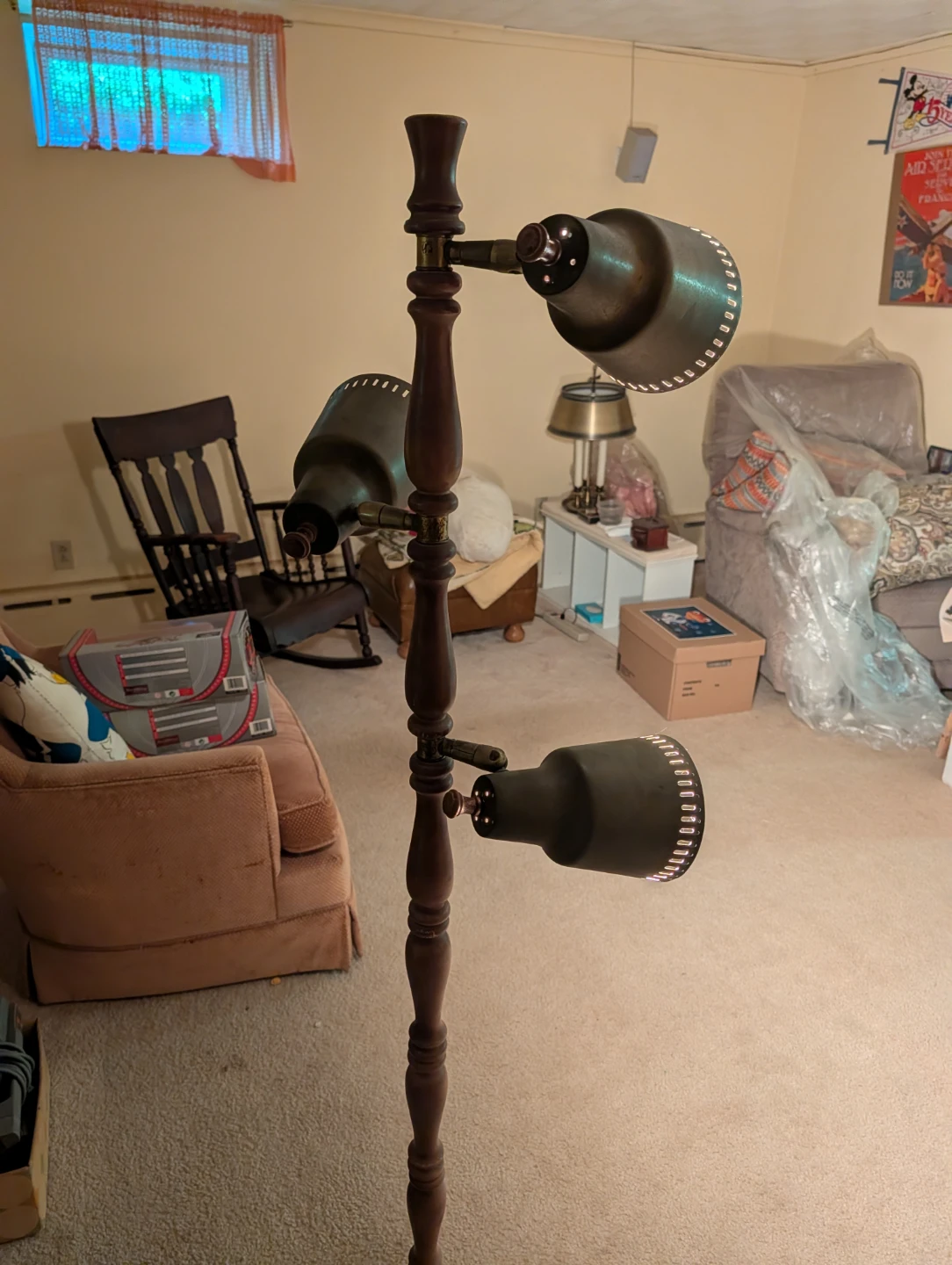 Vintage 3-Head Floor Lamp - photo 2