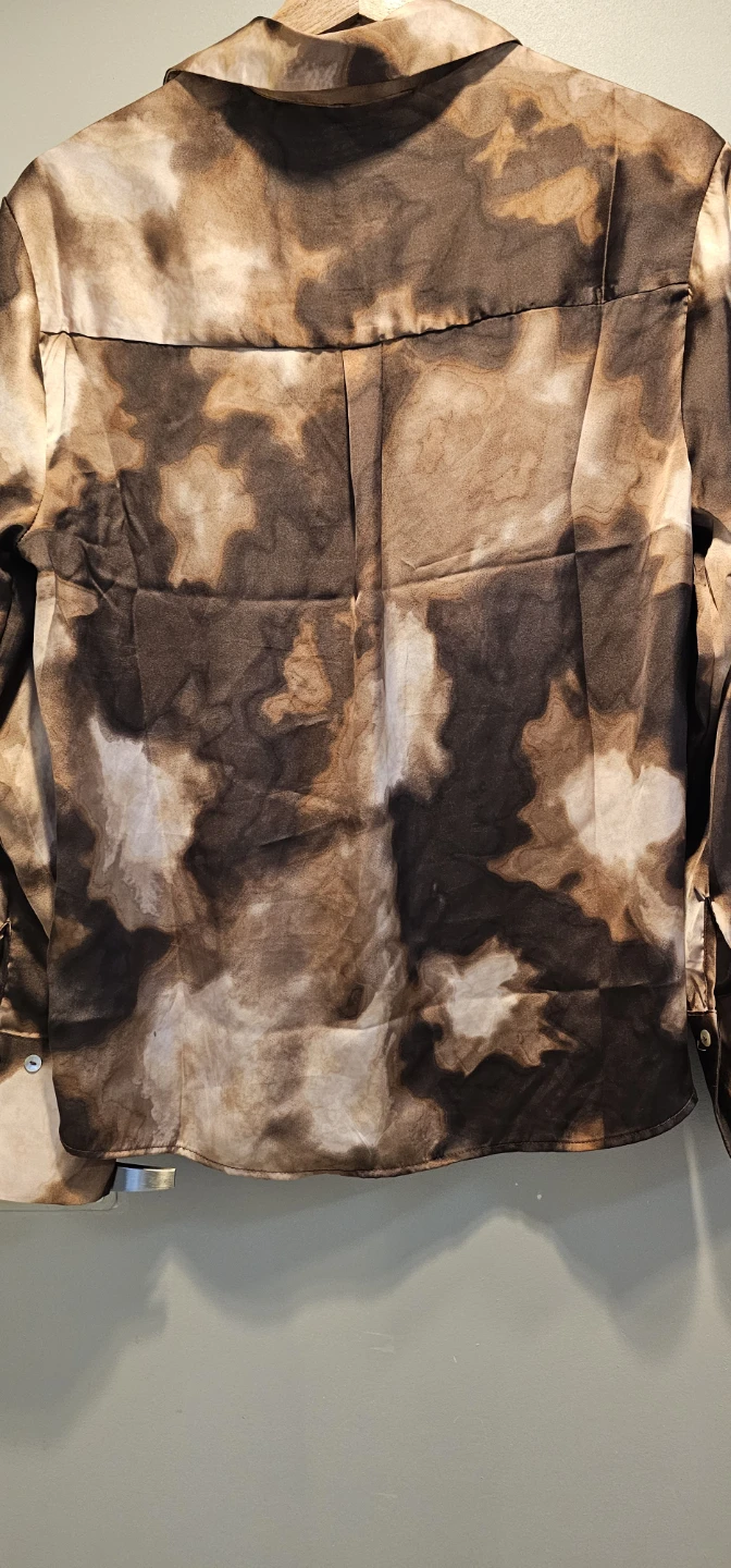 HAVER. London Tie-Dye Print Blouse M - photo 2