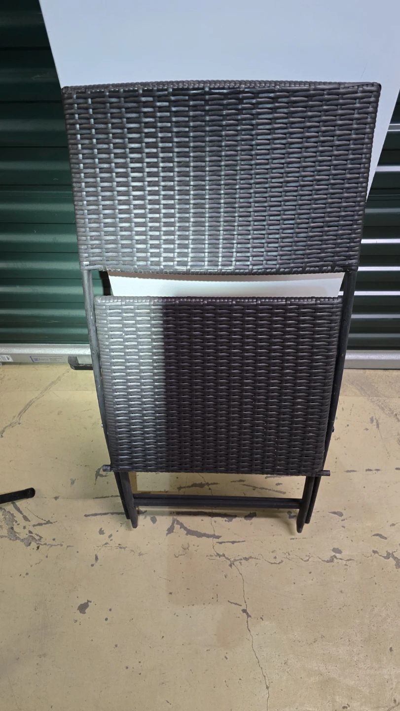 Wicker Patio Table and Chairs Set - photo 4
