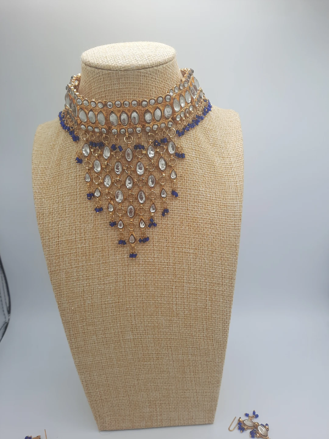 Indian Jewellery Set - Necklace, Earrings & Tikka - photo 4