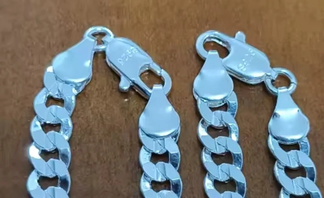 925 Sterling Silver Chain and Bracelet Set - photo 4