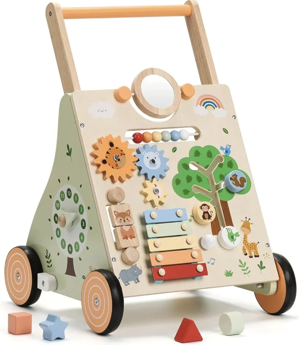 Wooden Baby Walker Activity Centre