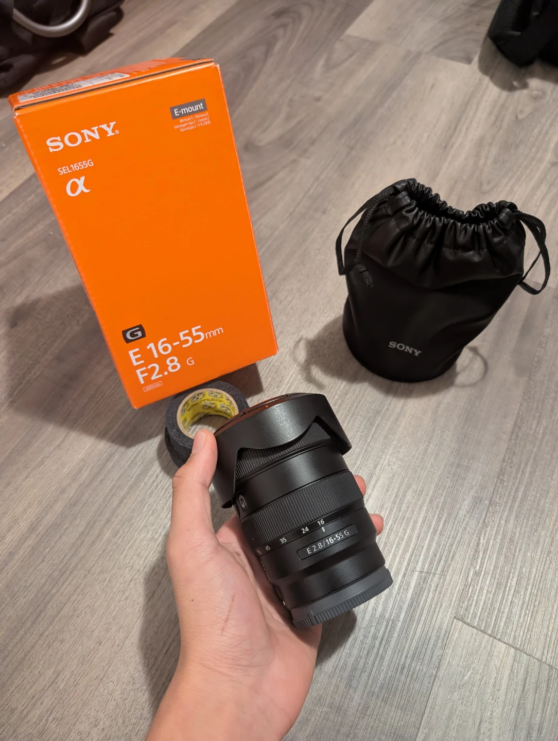 Sony 16-55 mm F2.8 G (trade for zoom lens)