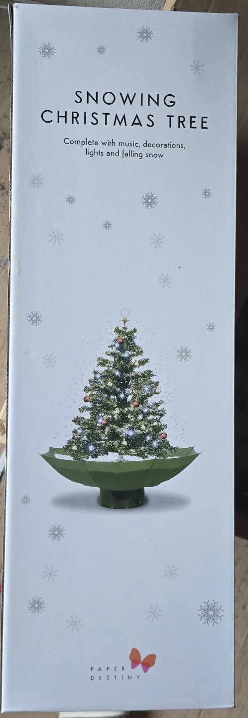 Snowing Christmas Tree with Music, Lights and Decorations - photo 2