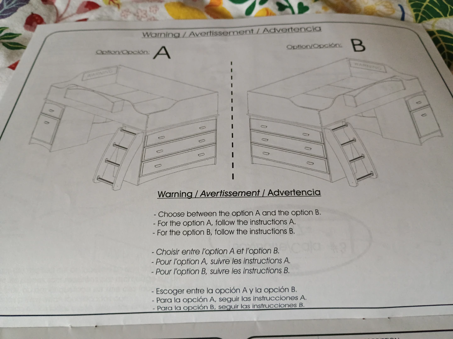 Loft Bed with Drawers, Assembly Instructions incl. - photo 2
