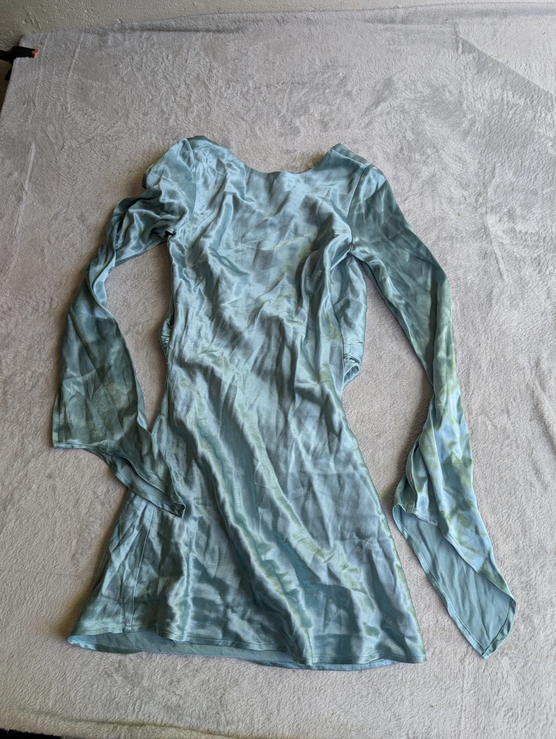 ⚽Meshki Light Blue Long Sleeve Dress - photo 3