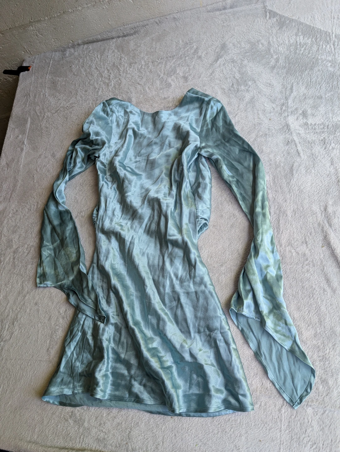 ⚽Meshki Light Blue Long Sleeve Dress - photo 5