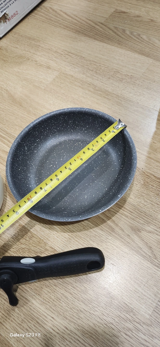 2 Aluminium Pans with Detachable Handle - photo 4