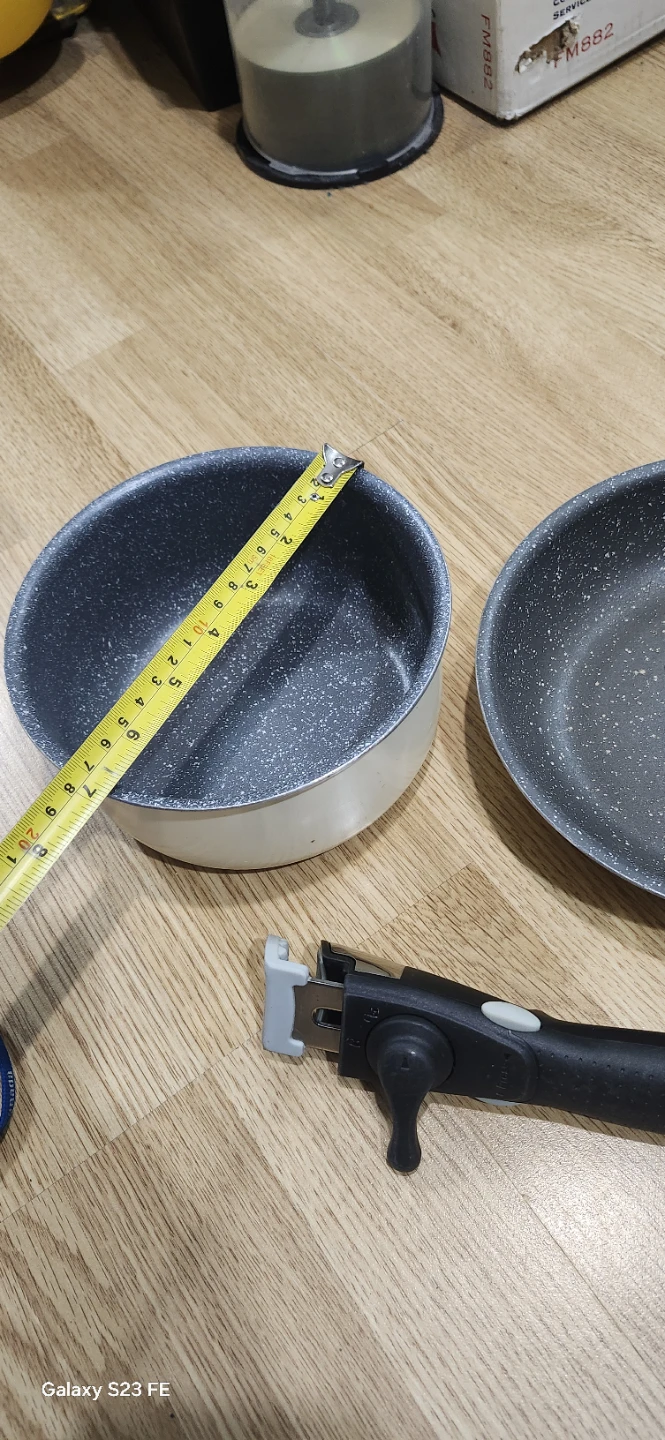 2 Aluminium Pans with Detachable Handle - photo 5