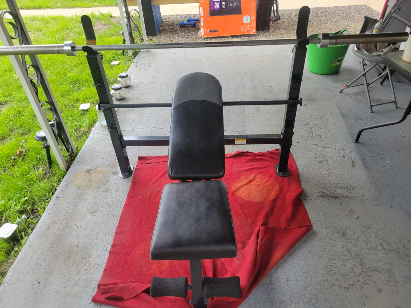 FITNESS GEAR OLYMPIC BENCH  7' BAR 45LBs. - photo 3