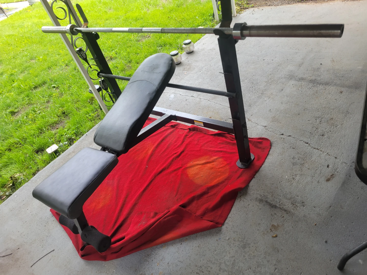 FITNESS GEAR OLYMPIC BENCH  7' BAR 45LBs. - photo 5