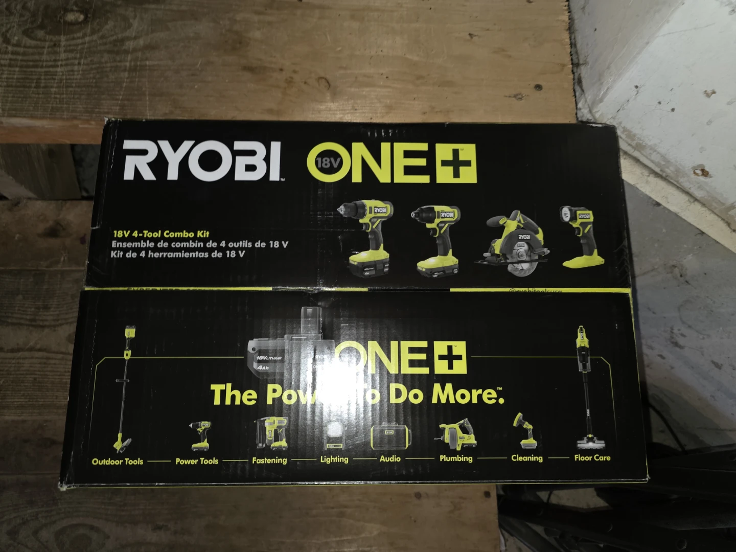 BNIP The RYOBI ONE+ 18V Cordless 4-Tool Combo Kit - photo 3