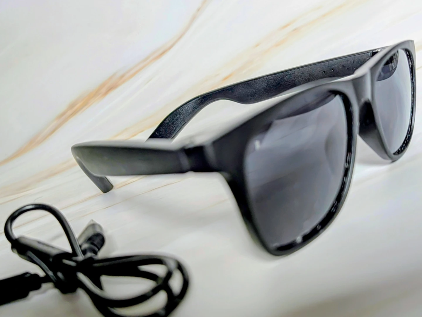 Black Sunglasses with Bluetooth Speaker - photo 3