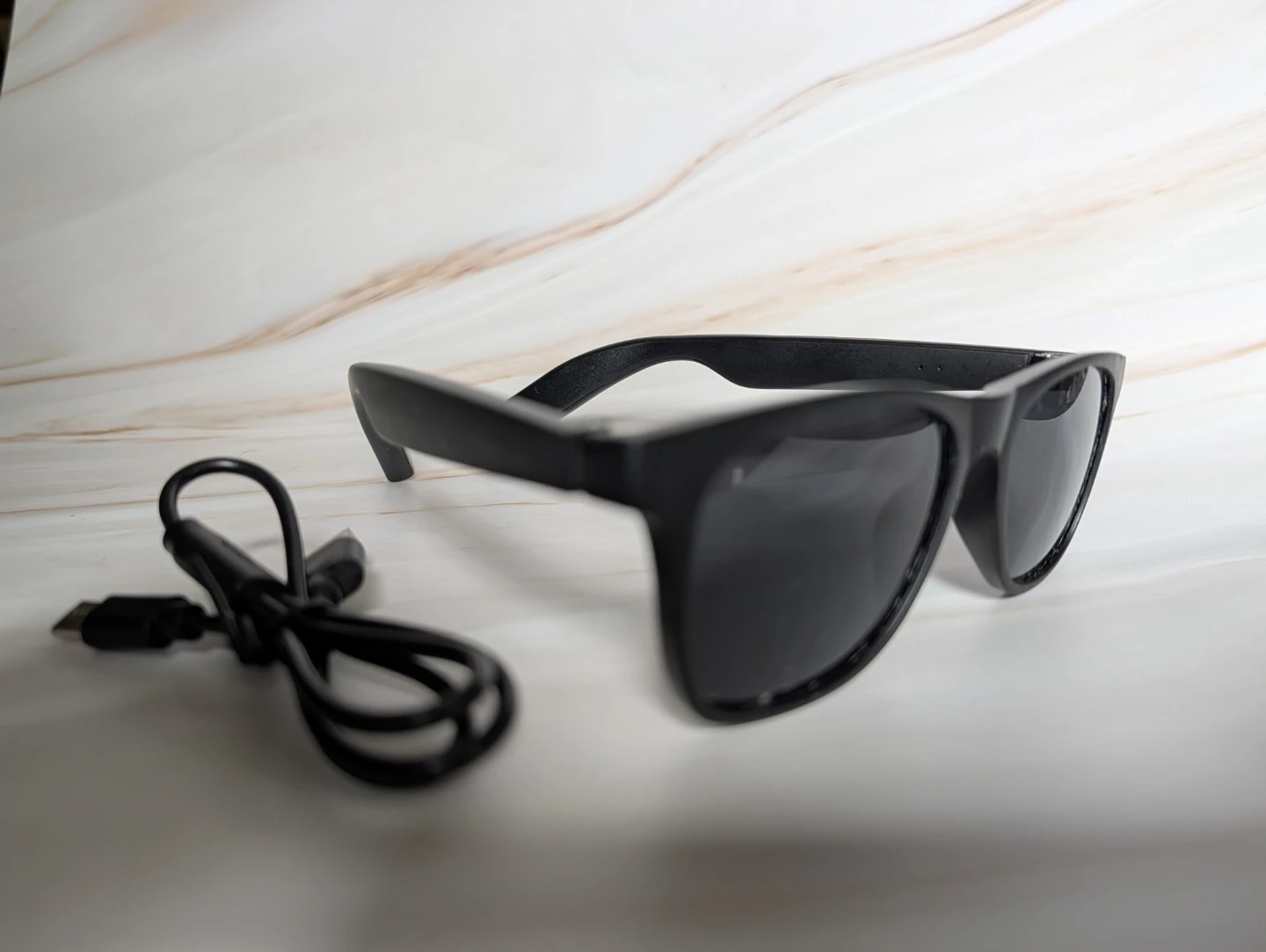 Black Sunglasses with Bluetooth Speaker - photo 4