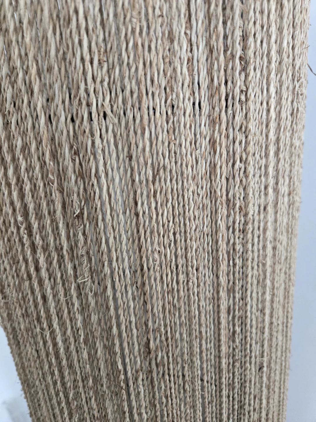 Bouclair Natural Hemp Rope Tube Floor Lamp - photo 2