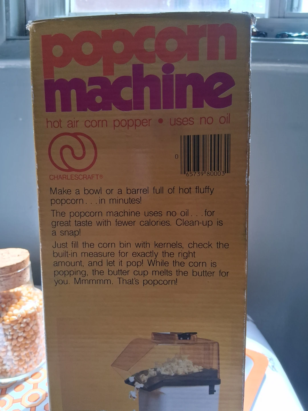 Charlescraft Hot Air Popcorn Machine - photo 2