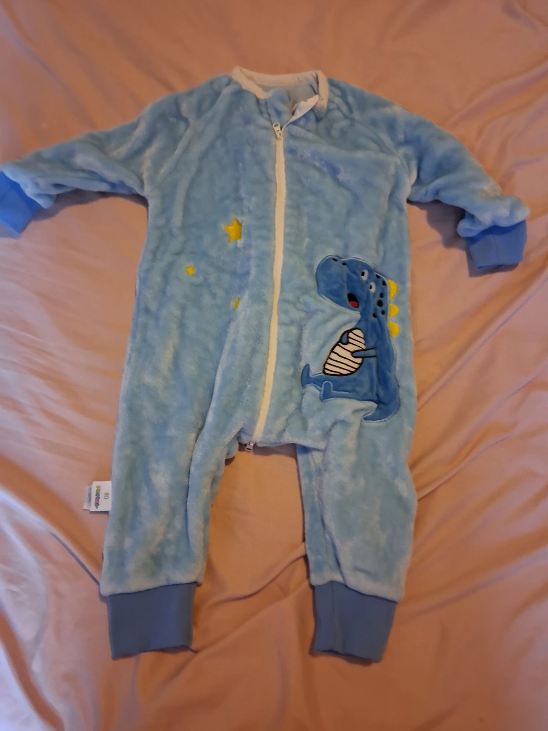 Wee Zoo Baby Dino Fleece Pajamas Size 80