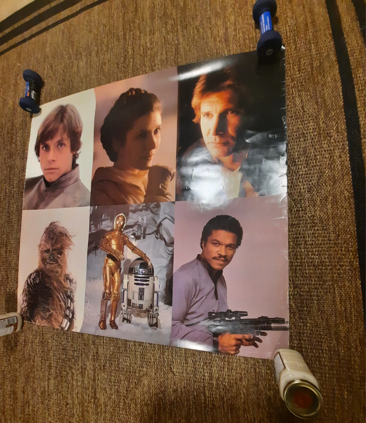Star Wars Poster featuring Luke Skywalker,C-3PO & R2-D2
