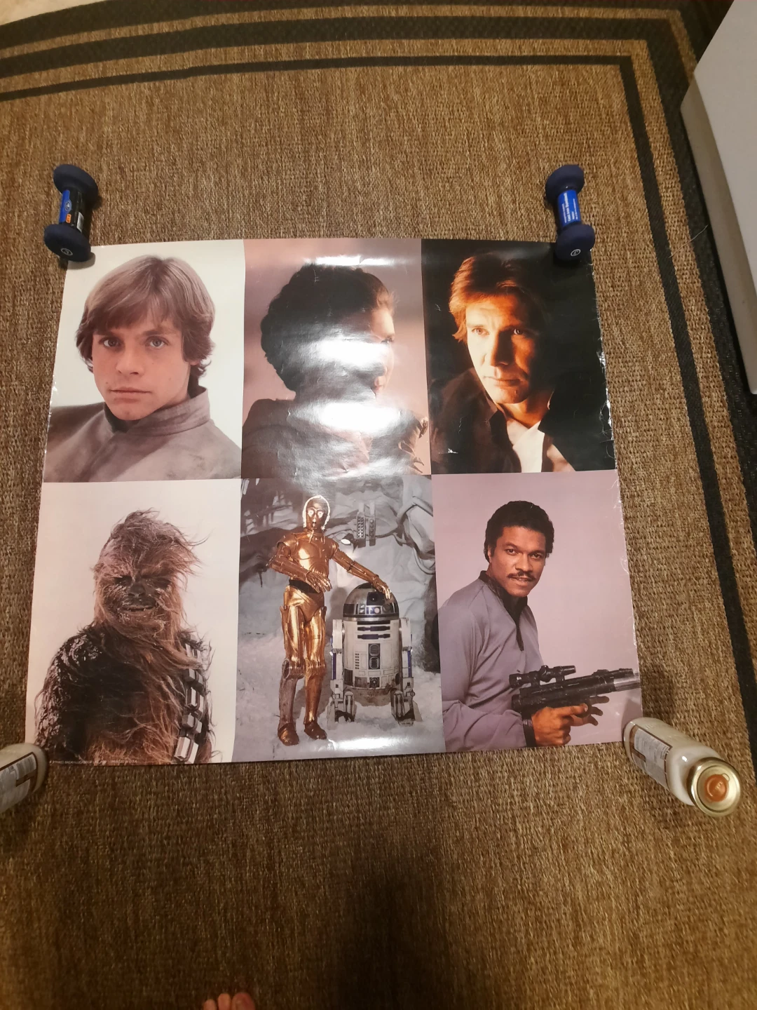 Star Wars Poster featuring Luke Skywalker,C-3PO & R2-D2 - photo 2