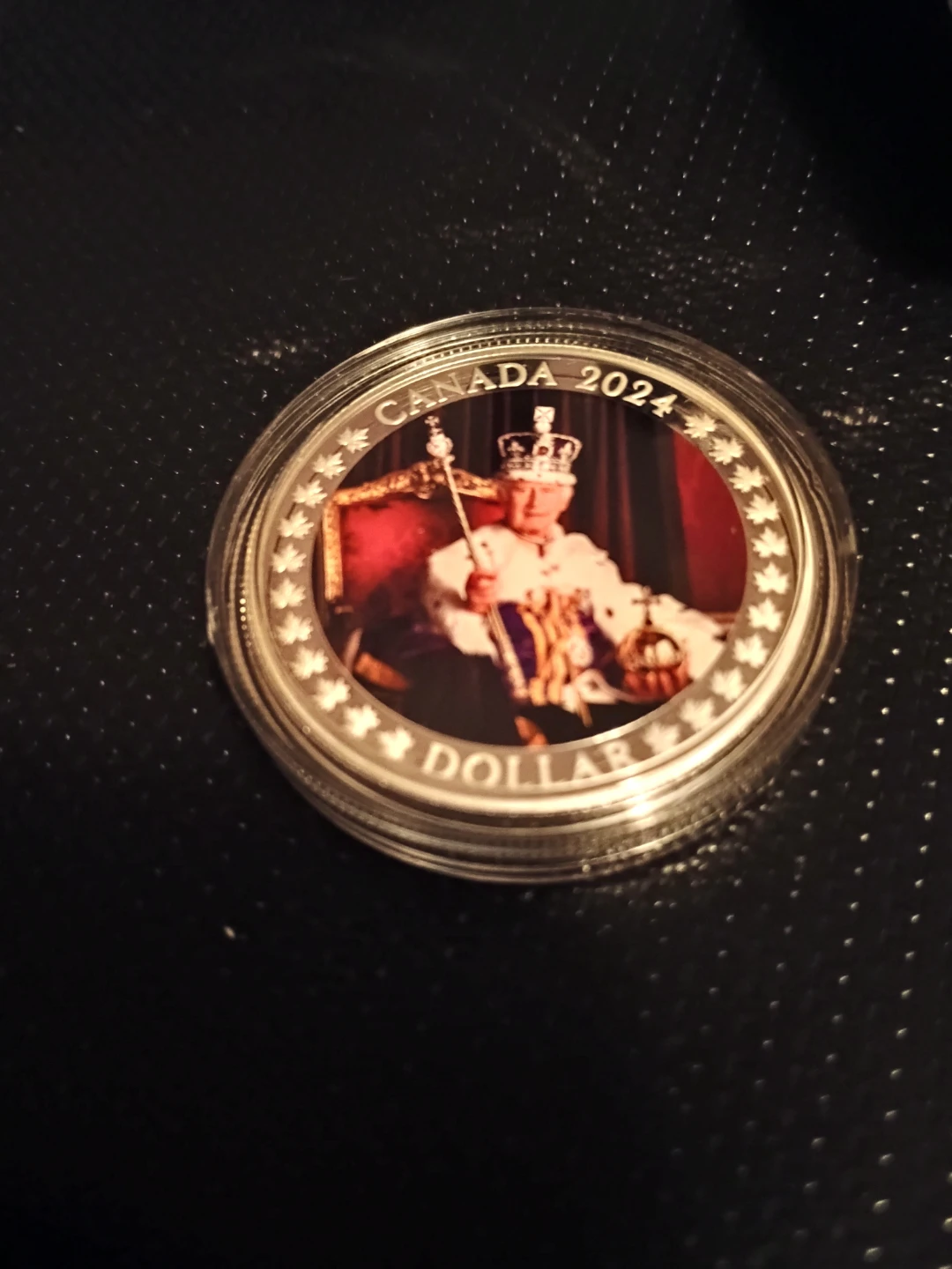Canada 2024 King Charles III Coronation Silver Dollar Coin - photo 2