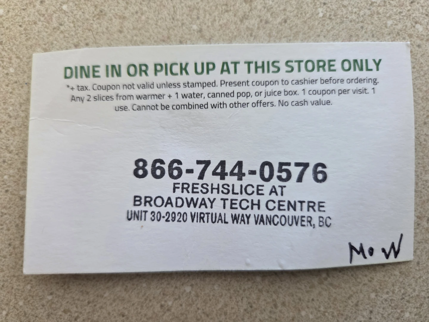 Freshslice Pizza Coupon: Any 2 Slices & Drink - photo 2