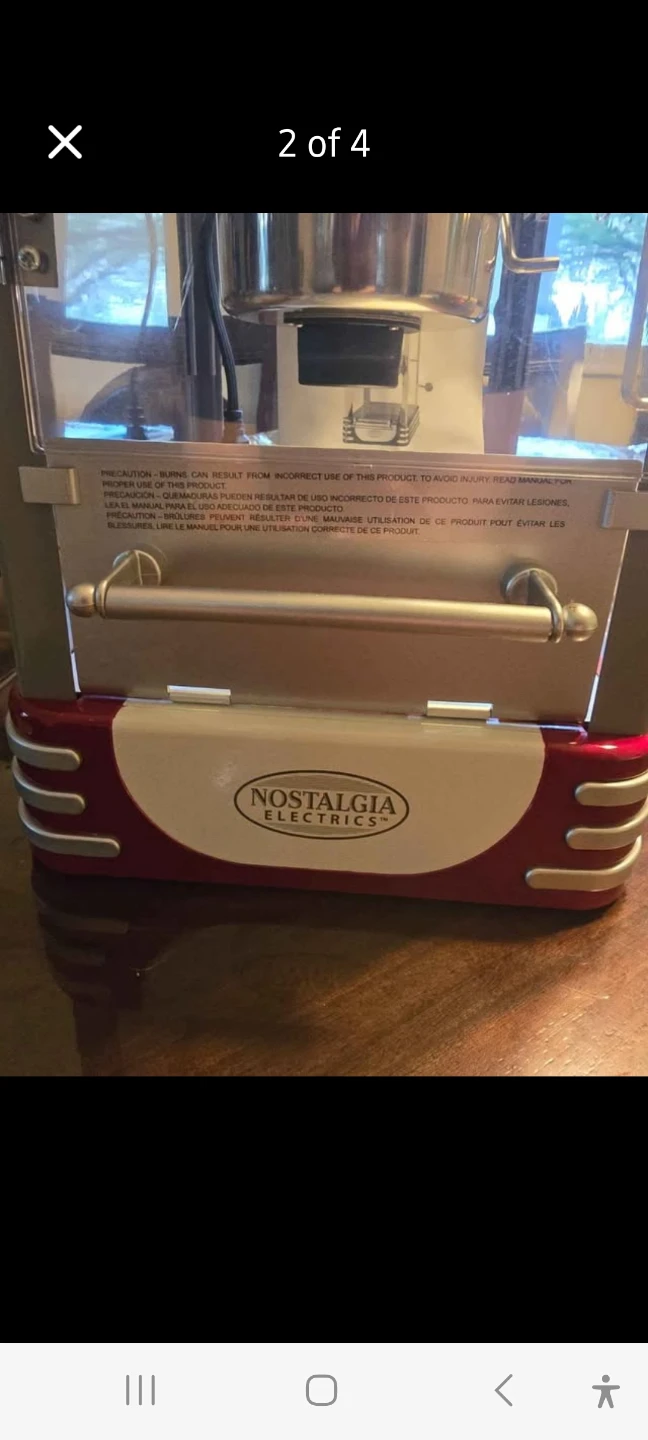 Nostalgia Retro Popcorn Machine - photo 2